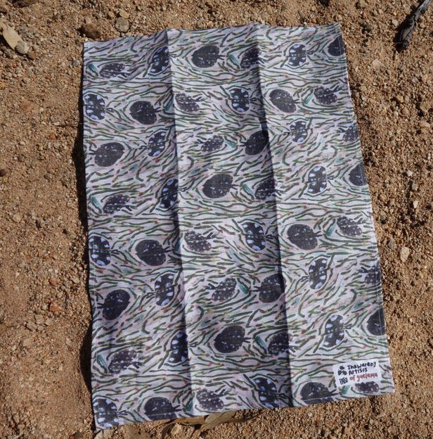 Antelyapelyap (butterfly) Linen Teatowel